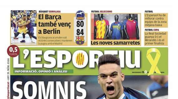 Prima L'Esportiu - Barcellona, Lautaro: sogno estivo