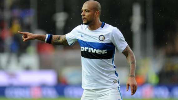 Felipe Melo: "Sono venuto all'Inter per vincere qualcosa. Migliorati rispetto all'anno scorso, ma serve tempo"