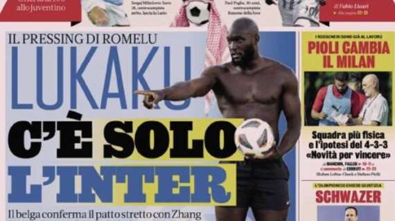 Prima GdS - Lukaku, c’è solo l’Inter. Nerazzurri pronti a superare quota 30 con i bonus