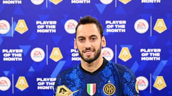 Calhanoglu: "Onorato di essere il giocatore di novembre della Serie A"