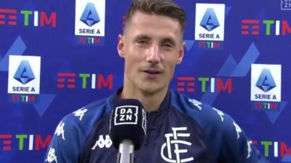 Pinamonti: "Doppietta che vale tanto, per me è la stagione della svolta. Futuro? Non voglio pensare a niente"