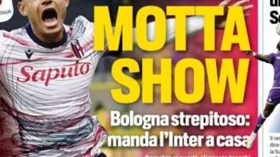 Prima CdS - Motta show e fenomeno Zirkzee, Bologna strepitoso: manda l'Inter a casa