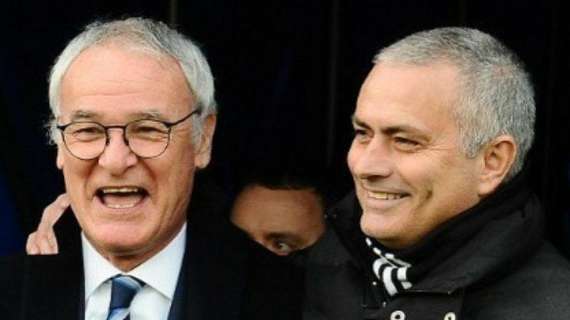 Mourinho rende omaggio a Ranieri: "Continua a sorridere amico. Nessuno cancellerà la storia che hai scritto"