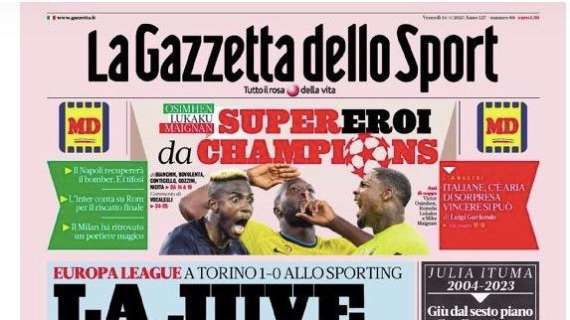 Prima GdS - Supereroi da Champions: l'Inter conta su Rom per il riscatto finale