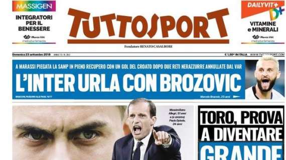 Prima TS - L'Inter urla con Brozovic: a Marassi piegata la Samp in pieno recupero