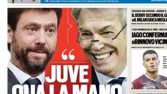 Prima TS - "Juve, qua la mano". Moratti: "Non cancello Calciopoli, ma non serbo rancore"