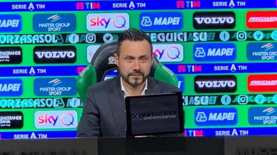 Sassuolo, De Zerbi in conferenza: "Il 4-4 sarebbe stato meritato. Buttiamo via il talento, se non mettiamo tutto"