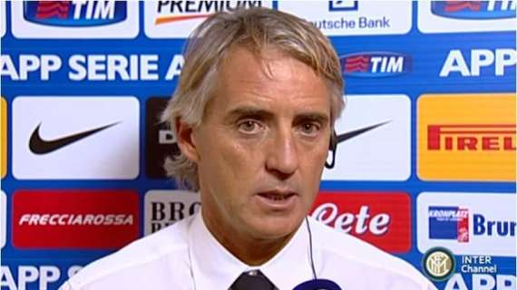 Mancini: "Siamo ancora i primi. Per me la Samp..."