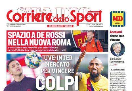 Prima pagina CdS - Colpi da Scudetto. Inter-Juve, mercato per vincere