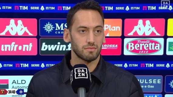 Calhanoglu a DAZN: "Tanti elogi da persone importanti per il mio 2023. Cerco sempre di migliorare"