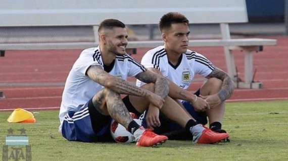 GdS - Lautaro in Italia da domenica, Icardi punta il match con la Colombia