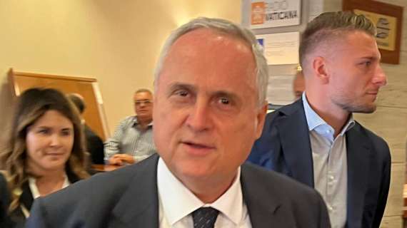 Lazio, Lotito ribatte a Sarri: "Nessun gap con le big, l'anno scorso le abbiamo battute"