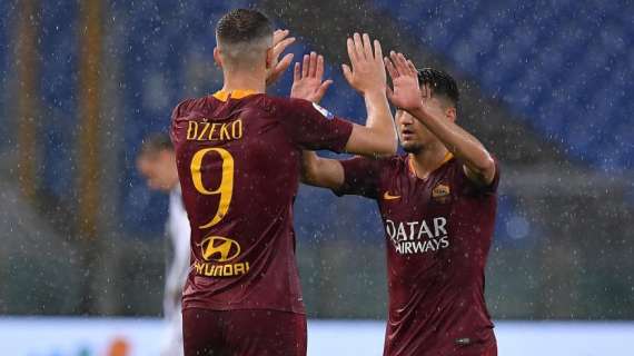 Roma, 12-0 nel primo test stagionale: anche Dzeko in gol 