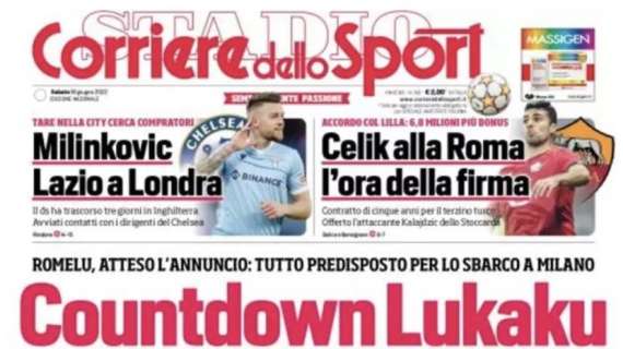 Prima CdS - Countdown Lukaku. Affare Dybala in stand-by