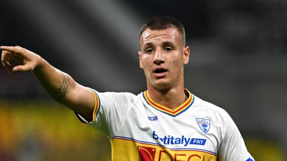 Camarda segna il primo gol in Serie A e salva il Lecce: è 2-2 contro il Bologna al Via del Mare