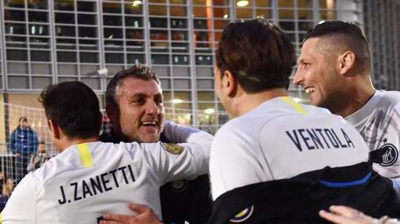 Inter-Barcellona versione Legends, la soddisfazione di Zanetti