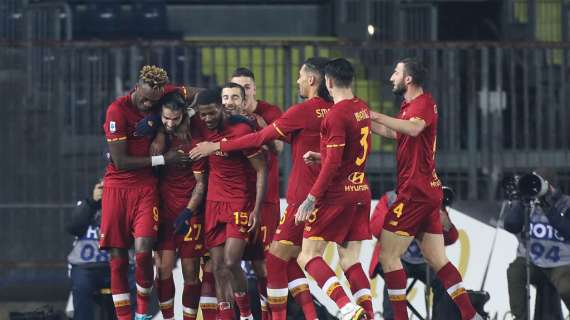 La Roma passa a Empoli: 4-2 giallorosso, in rete anche Pinamonti