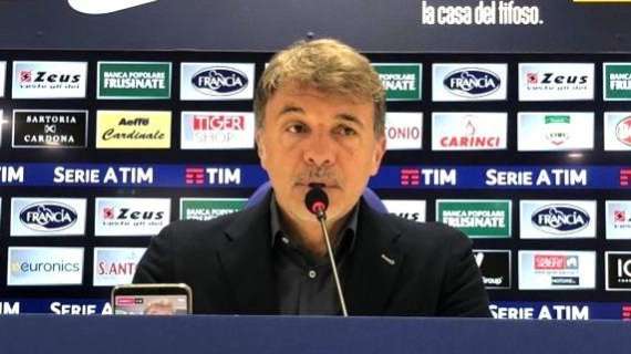 Baroni in conferenza: "Serve un Frosinone aggressivo. Il modulo? Quasi certamente sarà il 3-5-2"