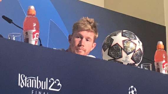 De Bruyne in conferenza: "Sappiamo come gioca l'Inter, sarà una partita chiusa con poche occasioni"