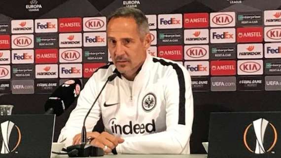 Ein. Francoforte, Hütter: "Il 2019 anno molto intenso, incluso lo spettacolo in Europa League"