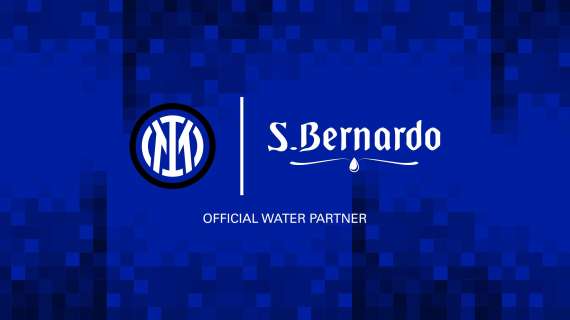 UFFICIALE - Nuova partnership per l'Inter: firma con Acqua San Bernardo fino al 2026