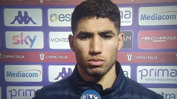 Hakimi a InterTV: "Oggi quasi vita o morte, ora pensiamo alla Juve. Vidal sa sempre ciò che va fatto"