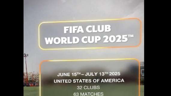 Mundial de Clubes 2025, è conto alla rovescia anche sui social: "Ne mancano ancora tre"