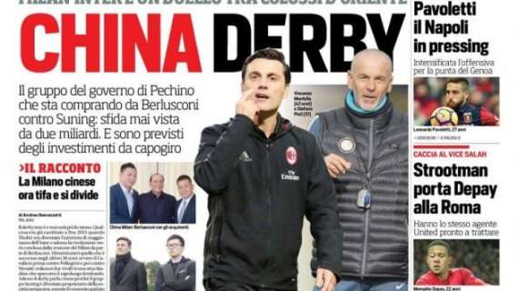 Prima CdS - China derby: sfida mai vista da 2 miliardi 