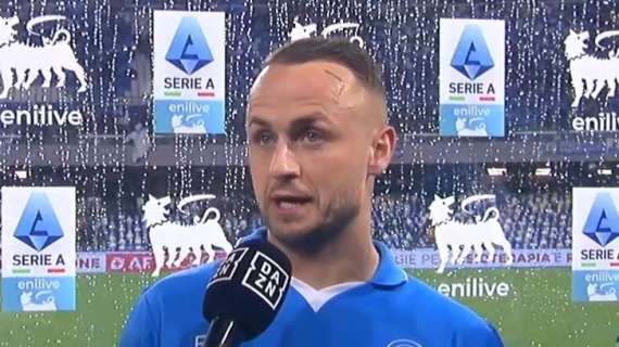 Napoli, Lobotka a DAZN: "Avremmo voluto vincere per i tifosi. Billing ragazzo straordinario"