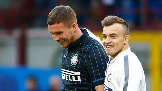 Shaqiri rincuora Podolski: "Tutto può cambiare. Per me l'Inter è perfetta"