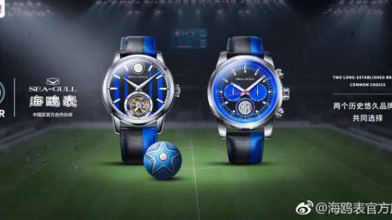 Seagull Watch partner ufficiale dell'Inter in Cina: lanciato l'orologio commemorativo per i 110 di storia
