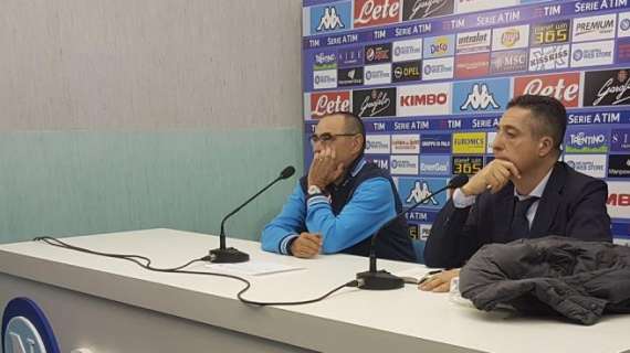 Sarri: "Inter da scudetto? Squadra e società sono forti. Giocare una volta a settimana è un altro sport"