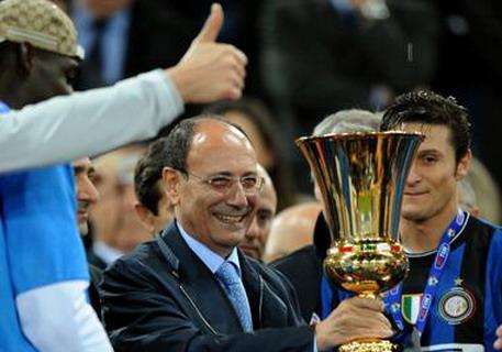 Schifani premia Javier Zanetti, il 5 maggio 2010