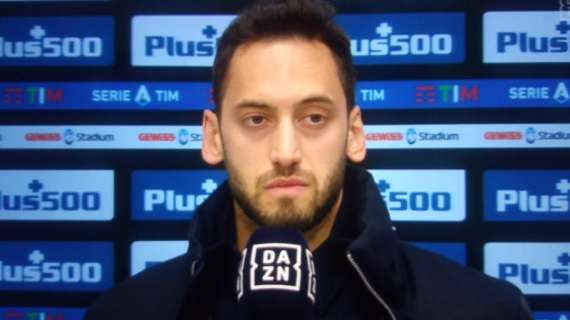 Calhanoglu a DAZN: "Con Bastoni e Perisic ci troviamo a occhi chiusi"