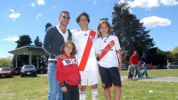 Simeone e i tre figli, Giovanni, Gianluca e Giuliano