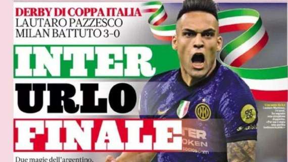 Prima GdS - Inter urlo finale. Lautaro pazzesco: Milan battuto 3-0