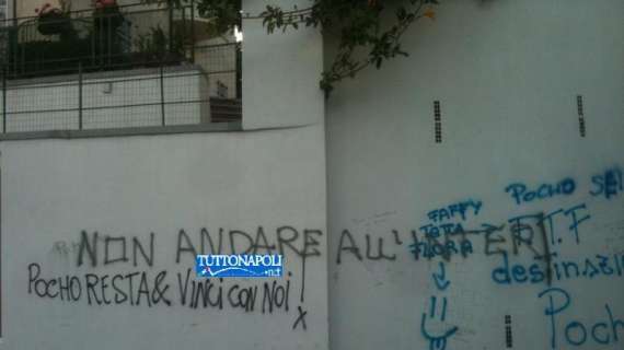 FOTO - Messaggio a Lavezzi: "Non andare all'Inter"