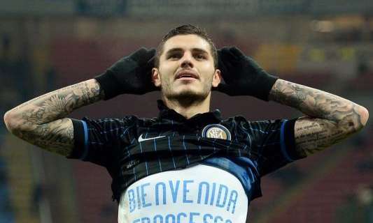 Icardi, killer instinct: pochi tocchi prima di un gol