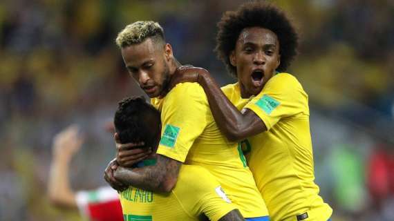 Neymar-Firmino, Brasile ai quarti. Il Messico perde 2-0 e saluta il Mondiale