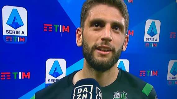 Berardi al 90': "Oggi abbiamo sofferto ma alla fine è arrivato un punto. Il rigore? Avevo capito Handanovic"