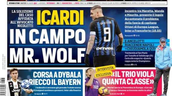 Prima CdS - Icardi, in campo Mr. Wolf