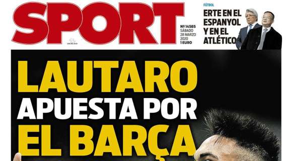 Prima Sport - Lautaro punta sul Barça