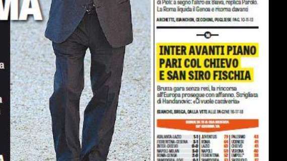 Prime Pagine - San Siro fischia un'Inter a rilento. Handanovic striglia i suoi, rincorsa europea affannosa