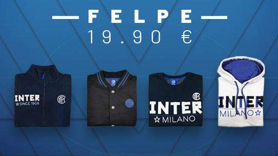 Ultima possibilità: le felpe dell’Inter a 19,90 euro sul nostro store