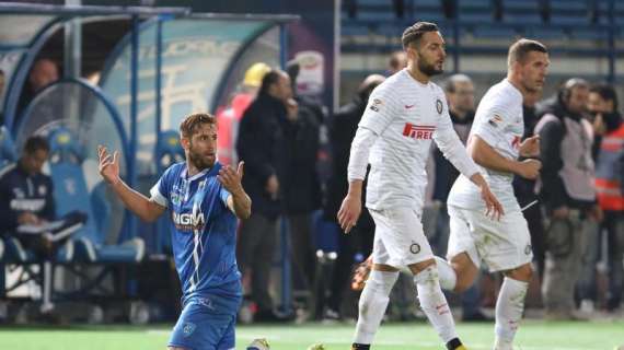 Empoli, solo un punto nelle ultime 6 contro i nerazzurri