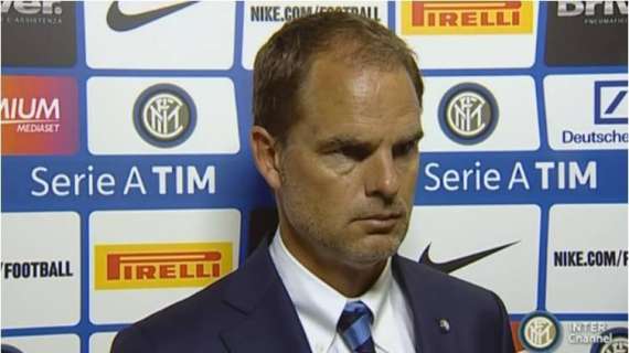 De Boer a IC: "Lavoriamo per vincere. L'Europa League? Ora conta il Cagliari"