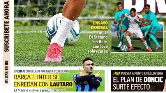Prima pagina Marca - Barça e Inter si aggrovigliano per Lautaro. E torna il Real