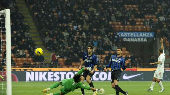L&#039;azione del gol di Thiago Motta