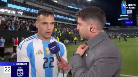 Tris dell'Argentina, Lautaro fa un assist ma continua il digiuno da gol: "Le critiche? Lascio parlare la gente"