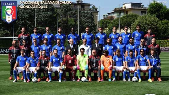 FOTO - Nello scatto degli azzurri c'è anche Ranocchia